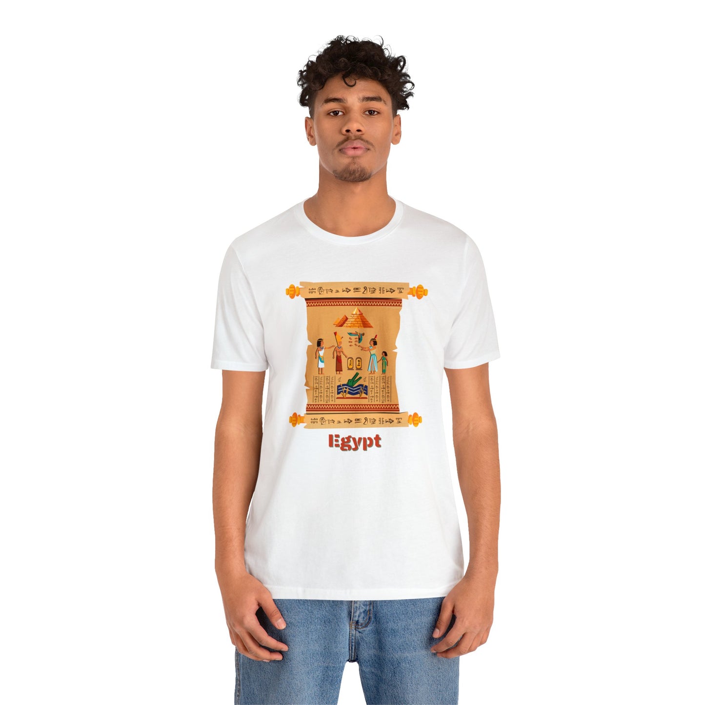 Egypt Papyrus-Short Sleeve T-Shirt