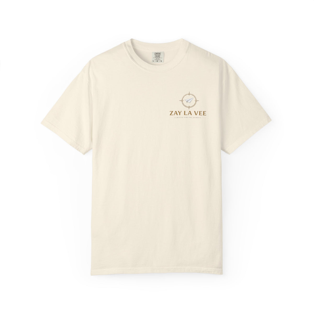 Montana travel collage t-shirt, front chest logo detail