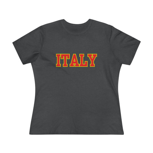 Italy Block Font- Women's T-Shirt