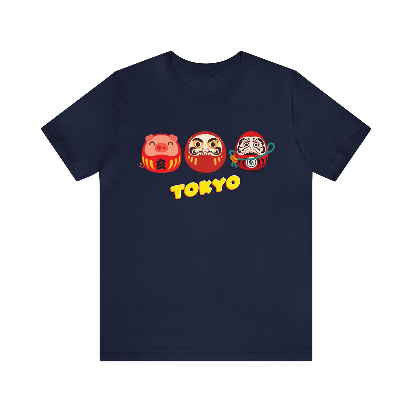 Tokyo Daruma Doll- Unisex T-Shirt- Express Delivery available