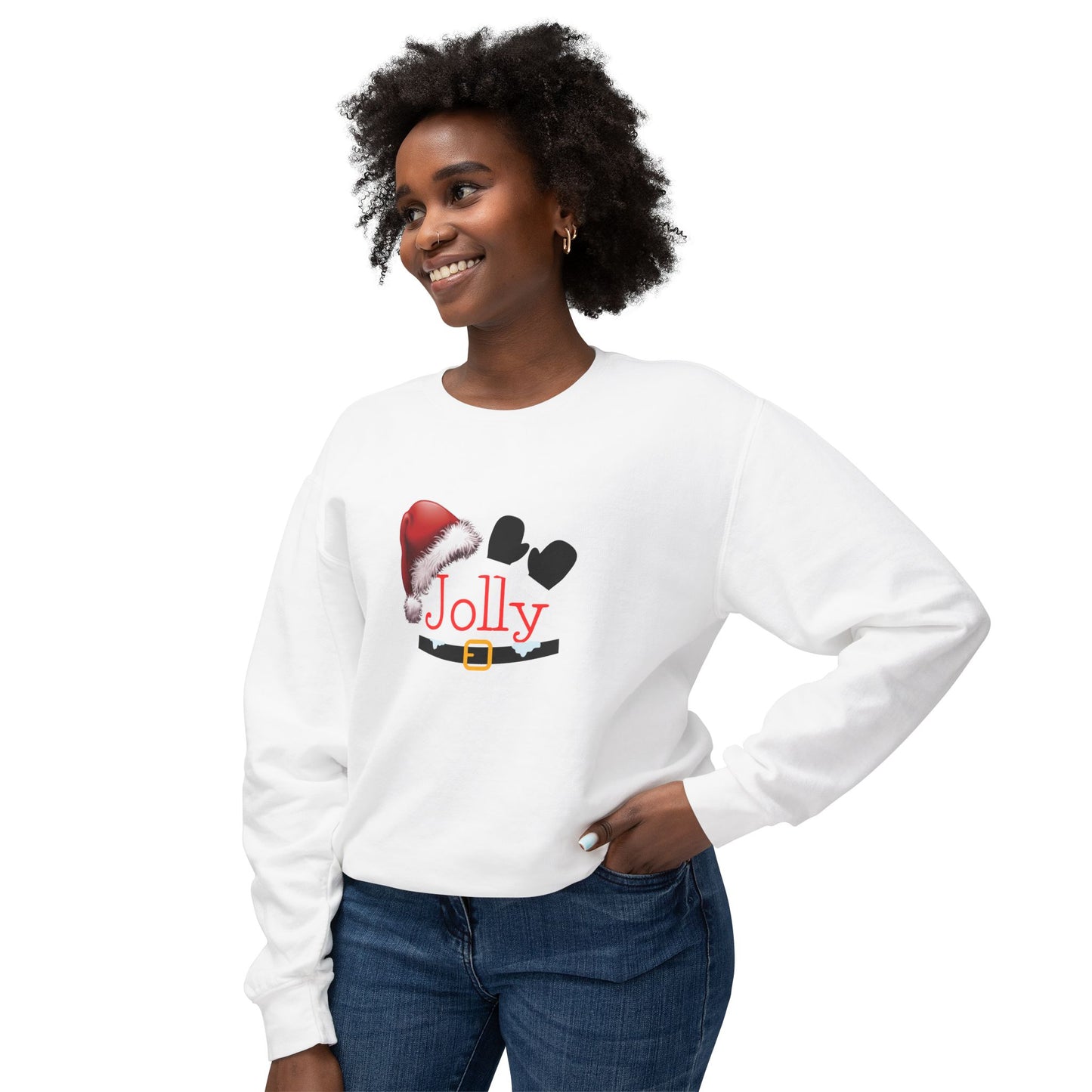 Jolly Santa Crewneck Sweatshirt