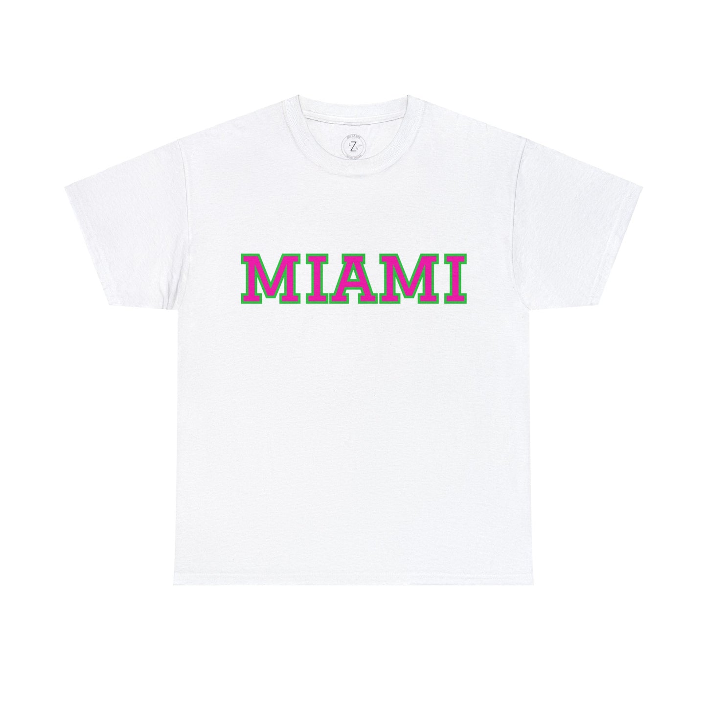 Florida Miami Block Font- Unisex T-Shirt