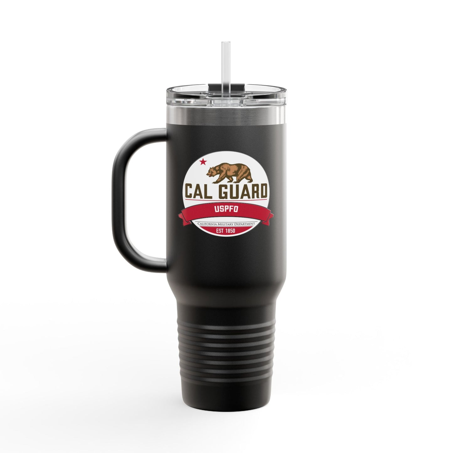 USPFO Official Logo Insulated Travel Mug - 40oz - Left Hand