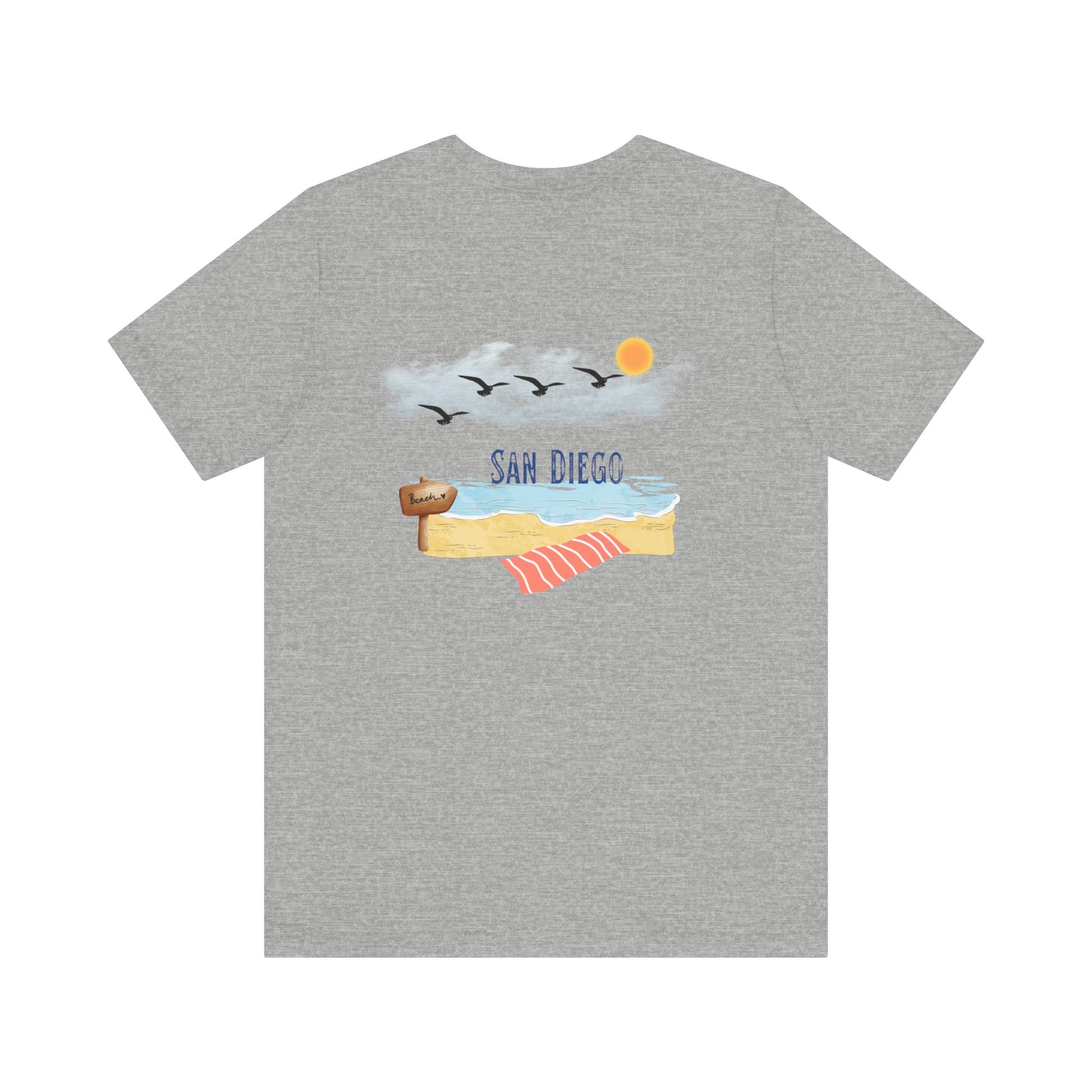 San Diego Beach T-Shirt, view 6