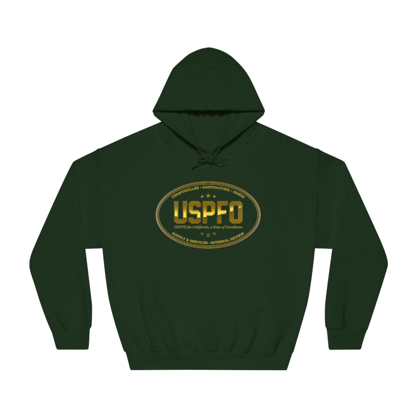 USPFO Gold Oval- Unisex DryBlend® Hoodie