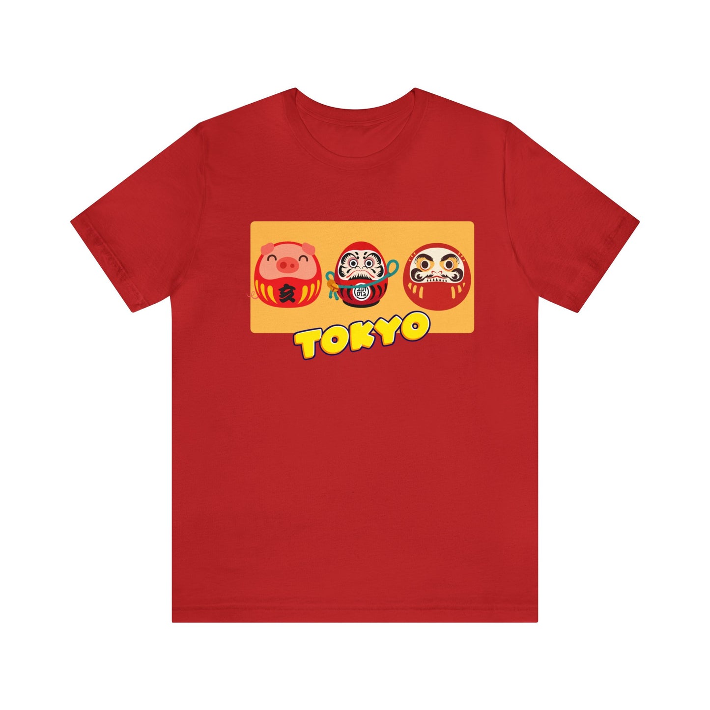 Tokyo Daruma Doll- Unisex T-Shirt- Express Delivery available