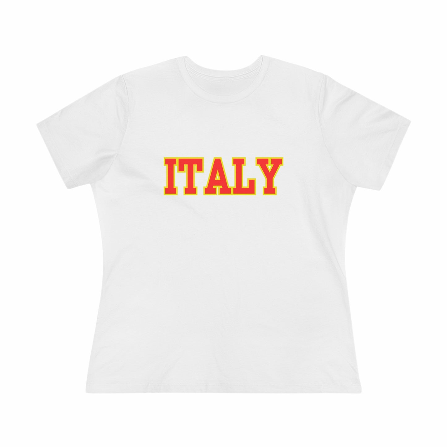 Italy Block Font- Women's T-Shirt