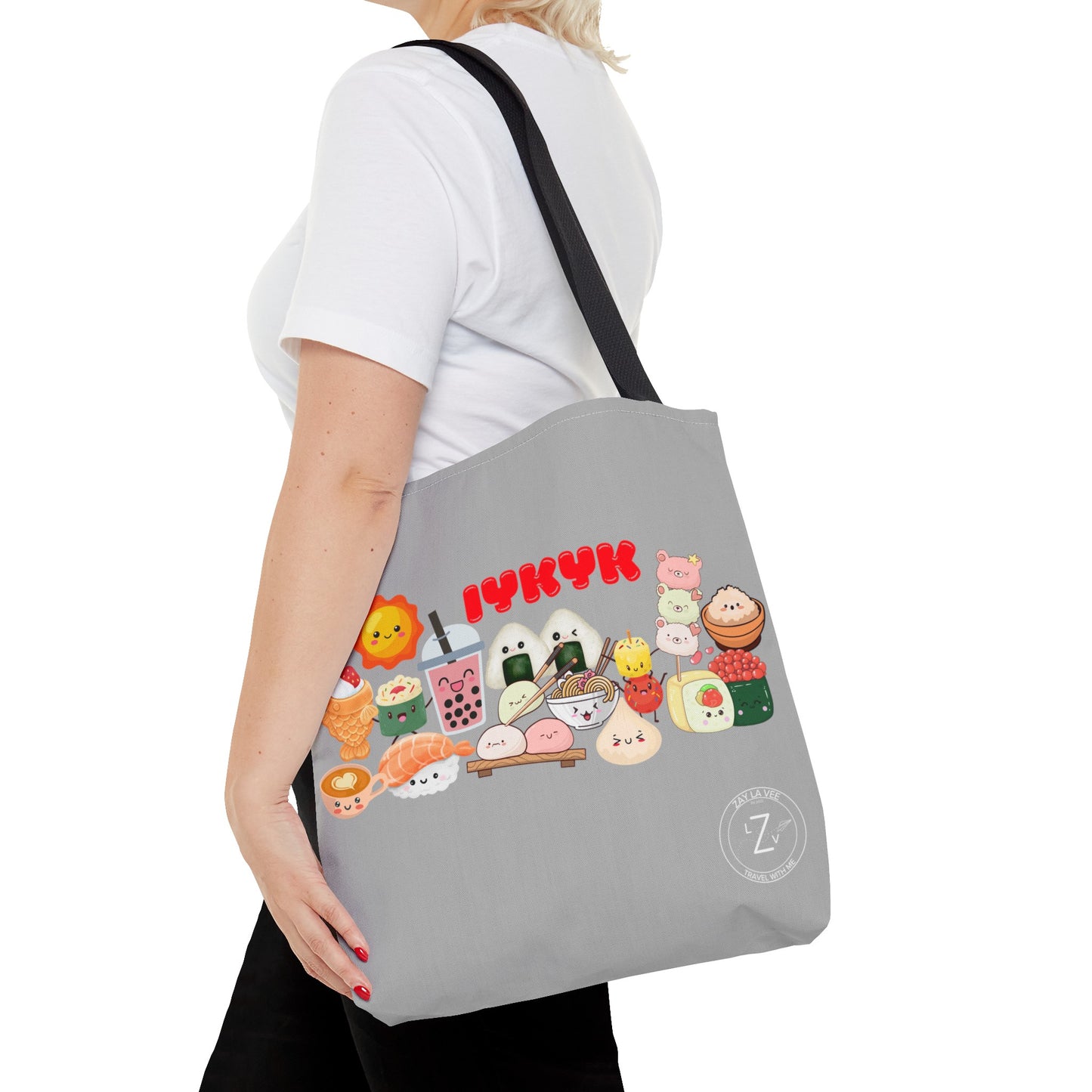 Japanese Kawaii Snacks - 16in x16in Tote Bag