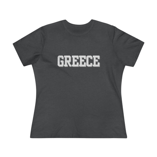 Greece Block Font- Women's T-Shirt