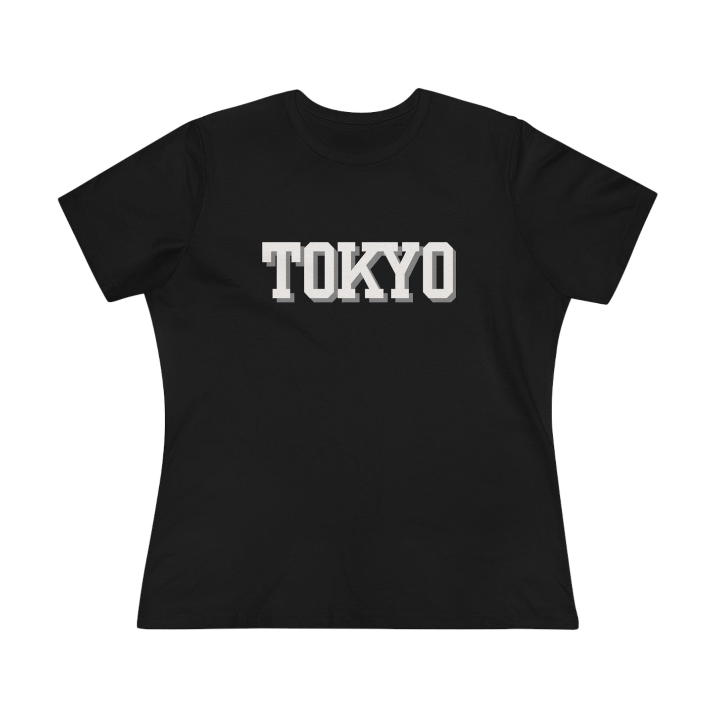 Japan Tokyo Block Font- Women's T-Shirt