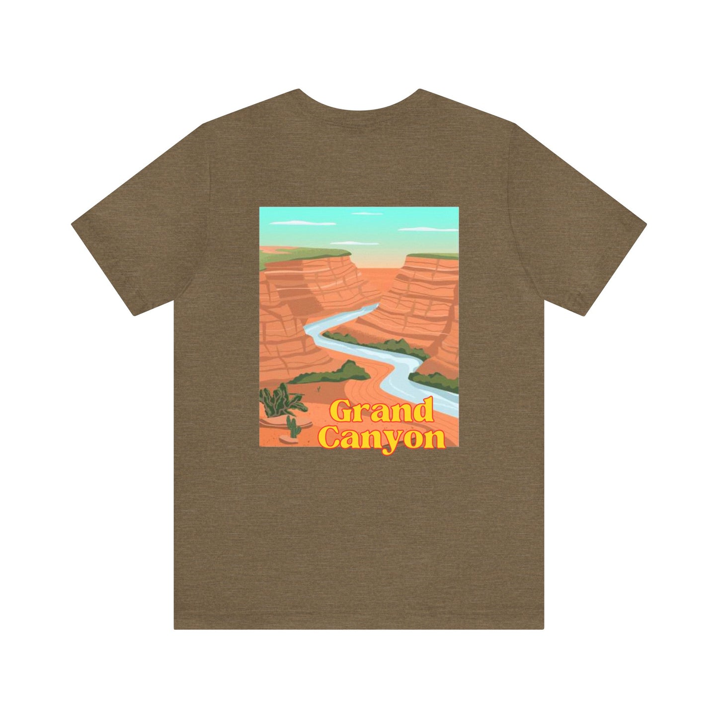 Grand Canyon- Unisex T-Shirt (back print)