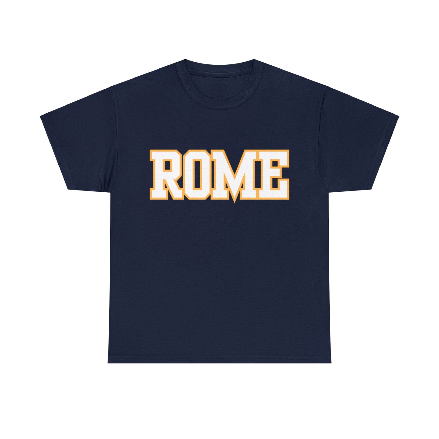 Rome Block Font- Unisex T-Shirt