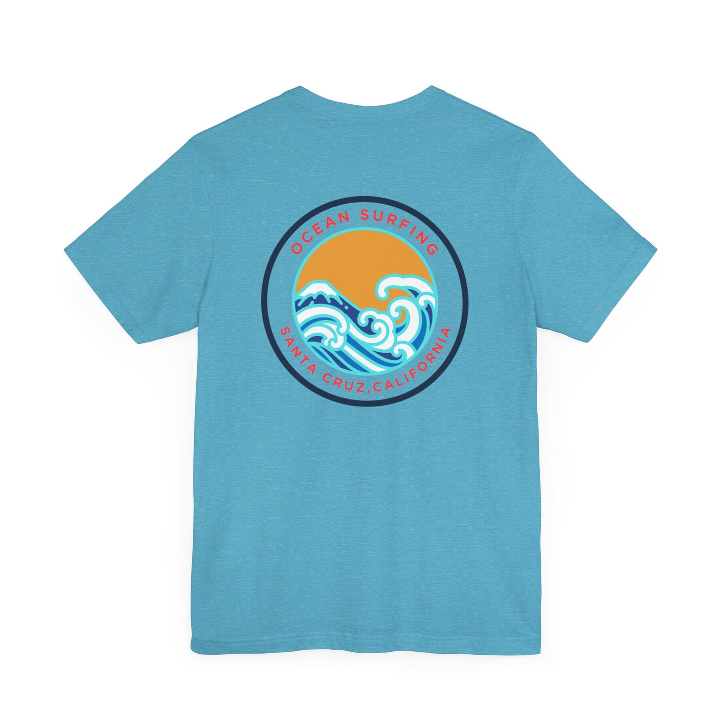 Santa Cruz Surfing- Unisex T-Shirt (back print)