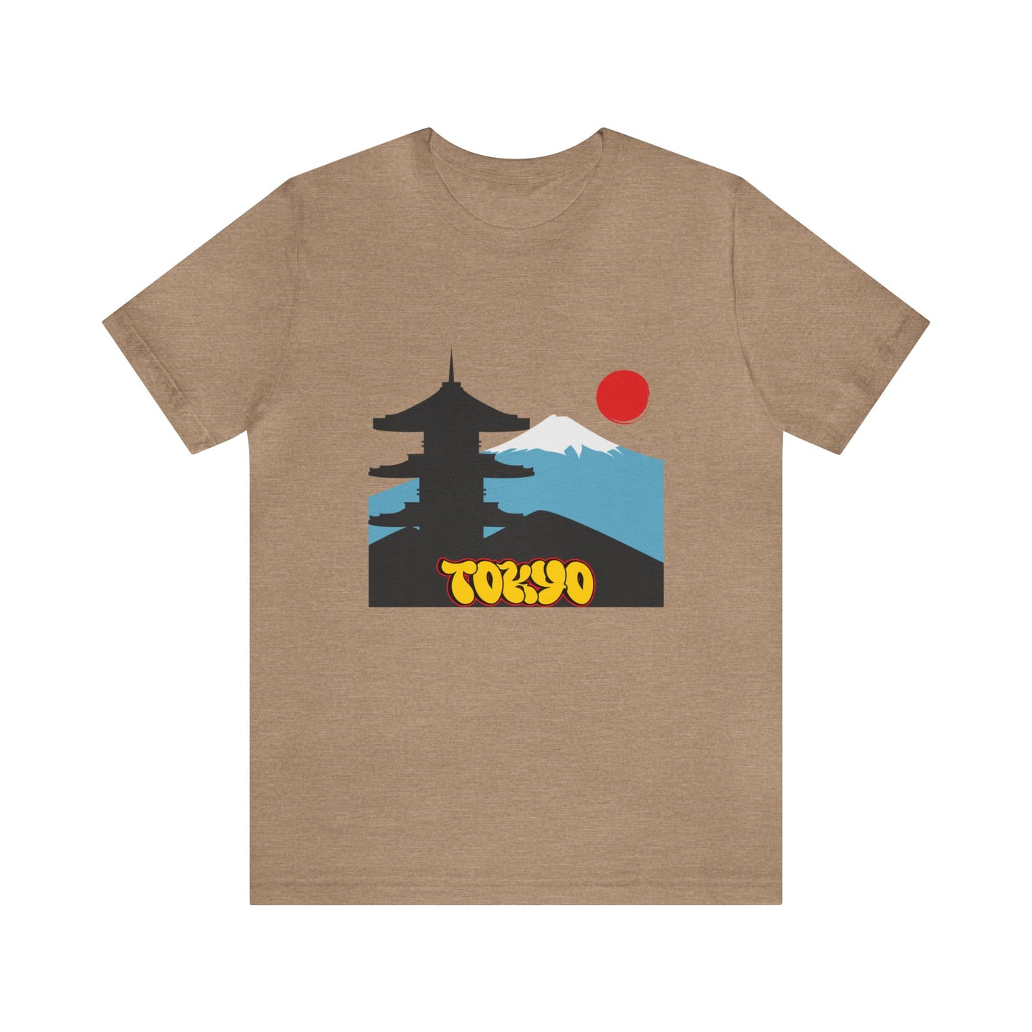 Tokyo Pagoda Mt. Fuji- Unisex T-Shirt- Express Delivery