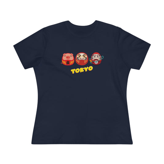 Tokyo Daruma Doll- Women's T-Shirt