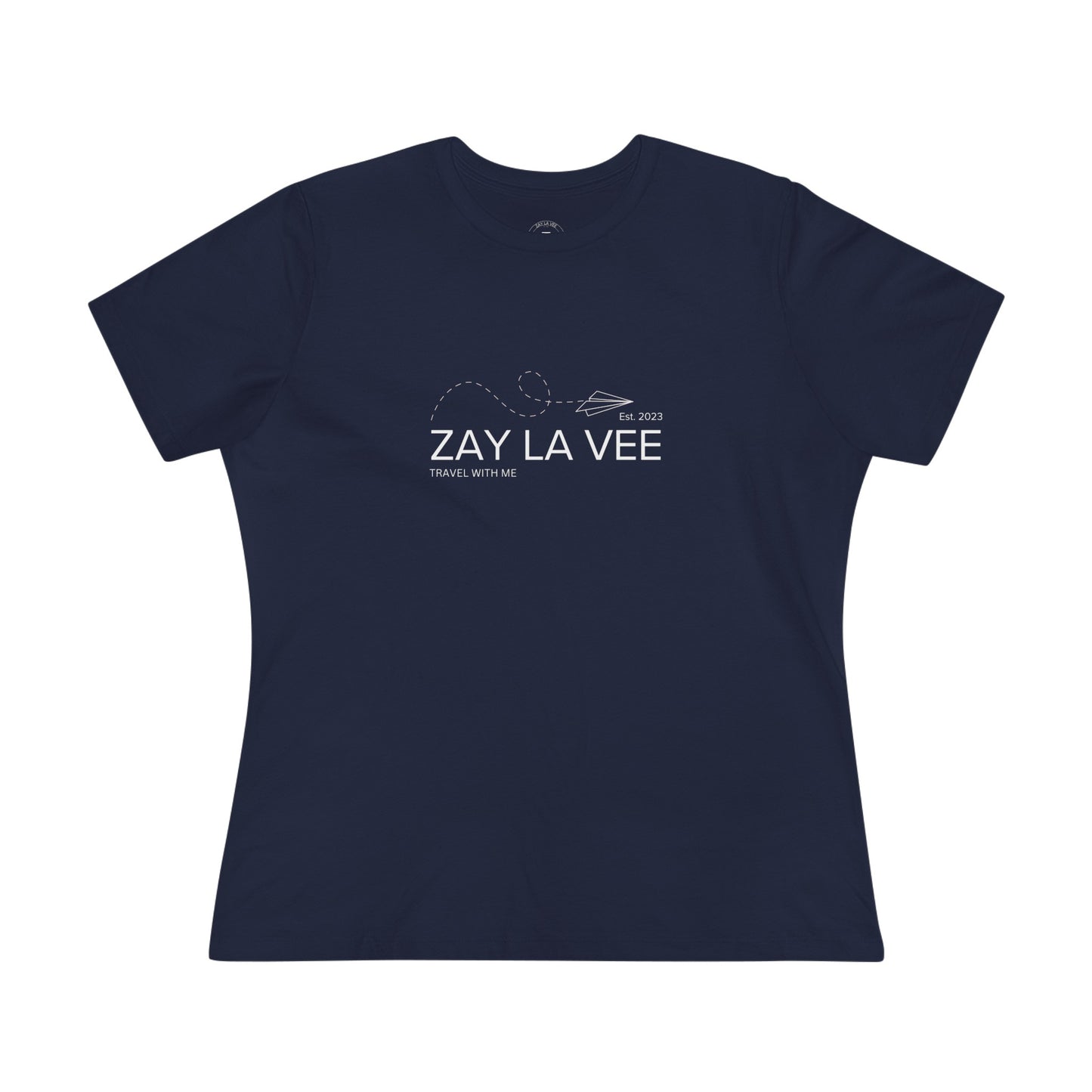 Zay La Vee Flat Logo- Women's T-Shirt