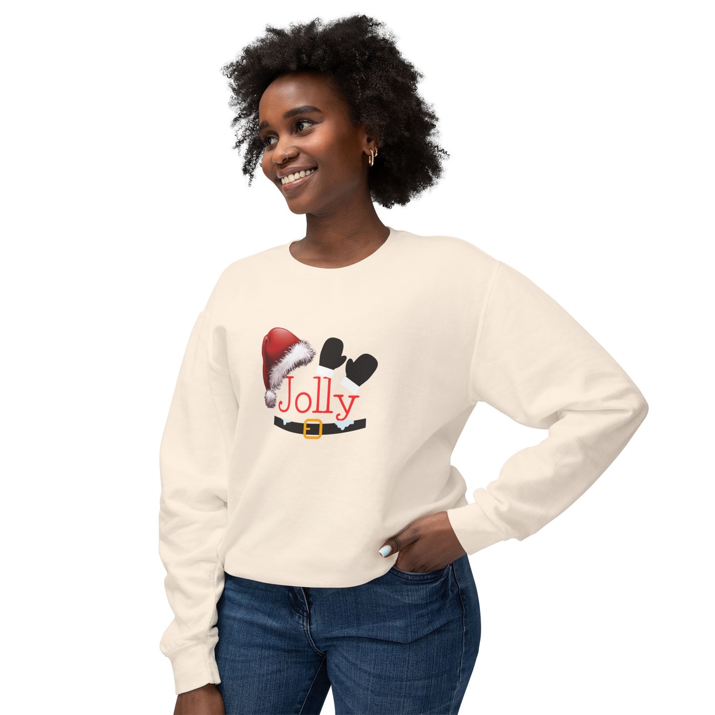 Jolly Santa Crewneck Sweatshirt