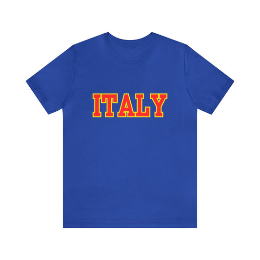 Italy Block Font- Unisex T-Shirt