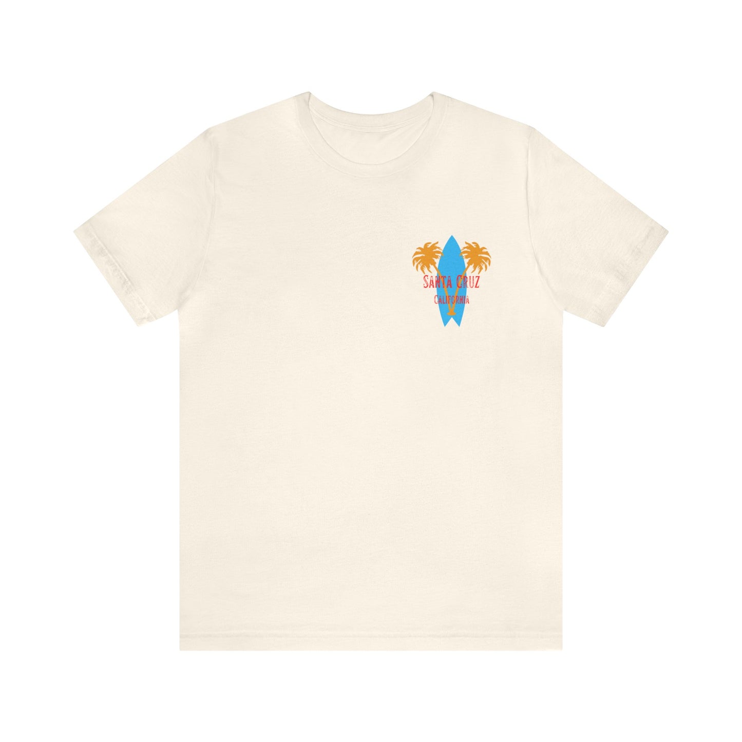 Santa Cruz Surfing- Unisex T-Shirt (back print)