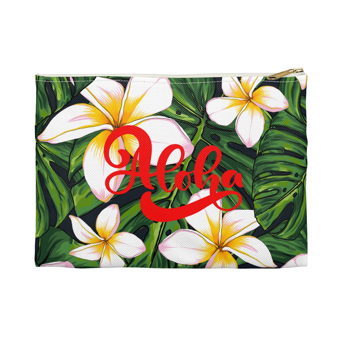 Hawaii- Aloha Plumeria- 8.35in. Travel Pouch