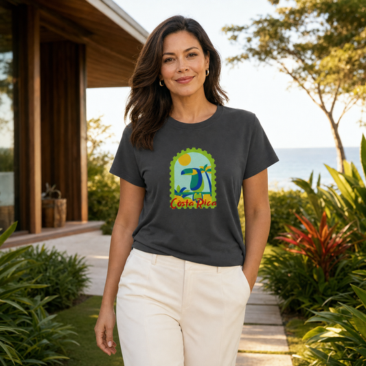 Costa Rica Pura Vida graphic women's t-shirt