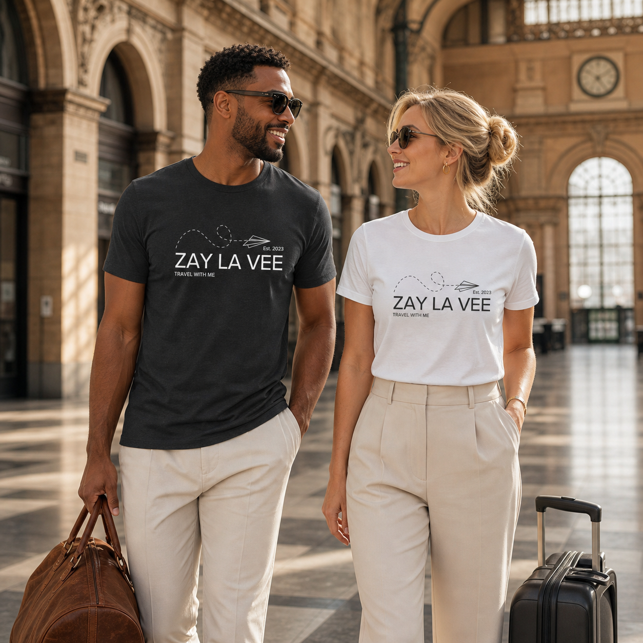 Zay La Vee flat logo graphic unisex t-shirt