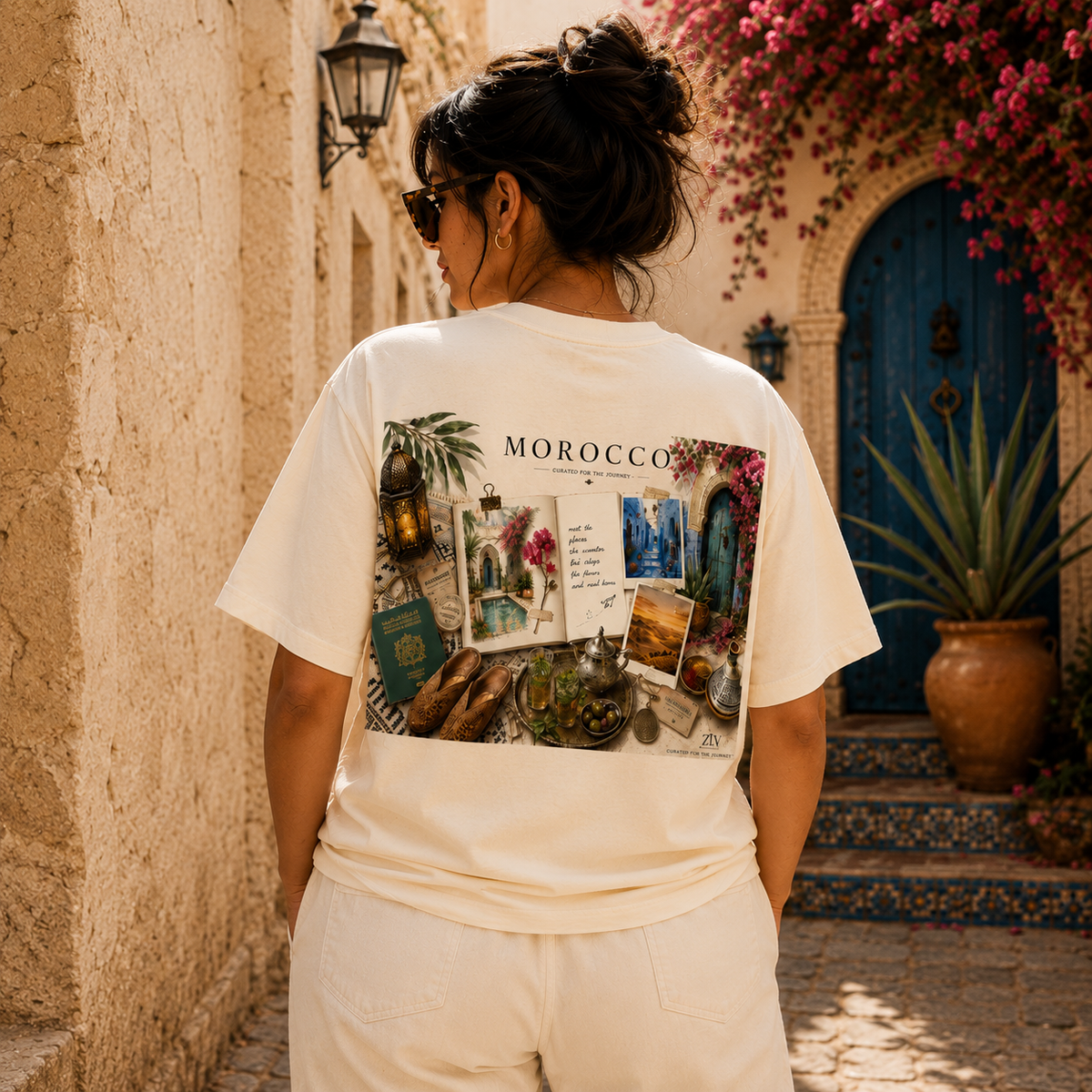 The Blue City Morocco T-Shirt