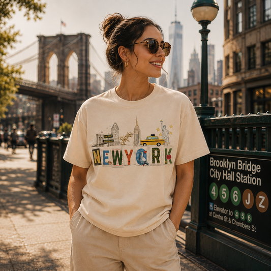 New York In Full Color T-Shirt