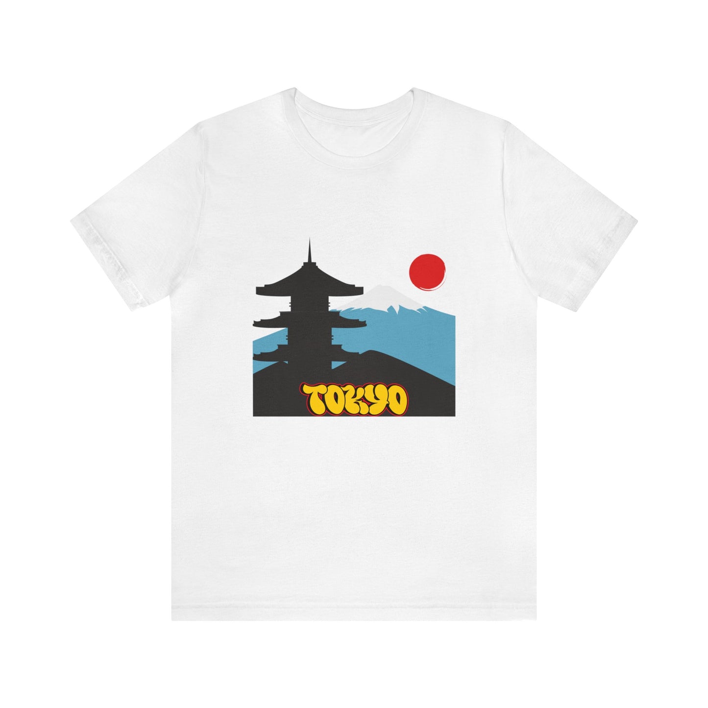 Tokyo Pagoda Mt. Fuji- Unisex T-Shirt- Express Delivery