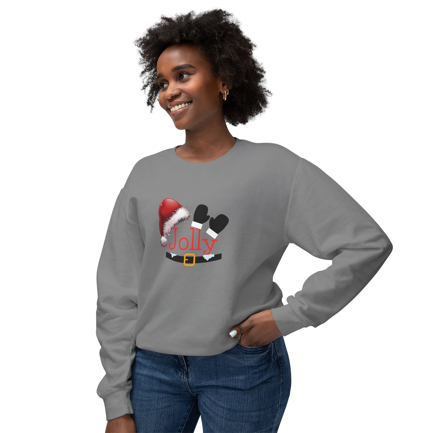 Jolly Santa Crewneck Sweatshirt