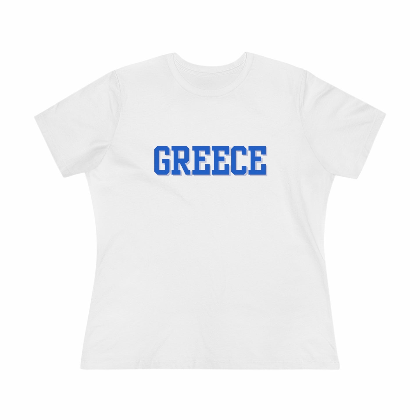 Greece Block Font- Women's T-Shirt