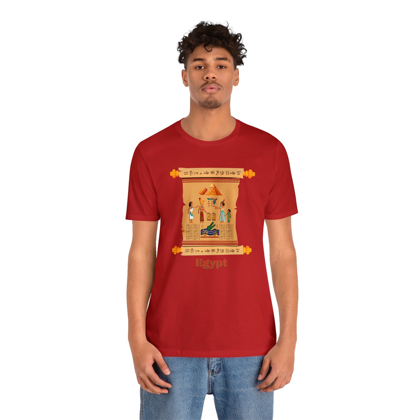 Egypt Papyrus-Short Sleeve T-Shirt