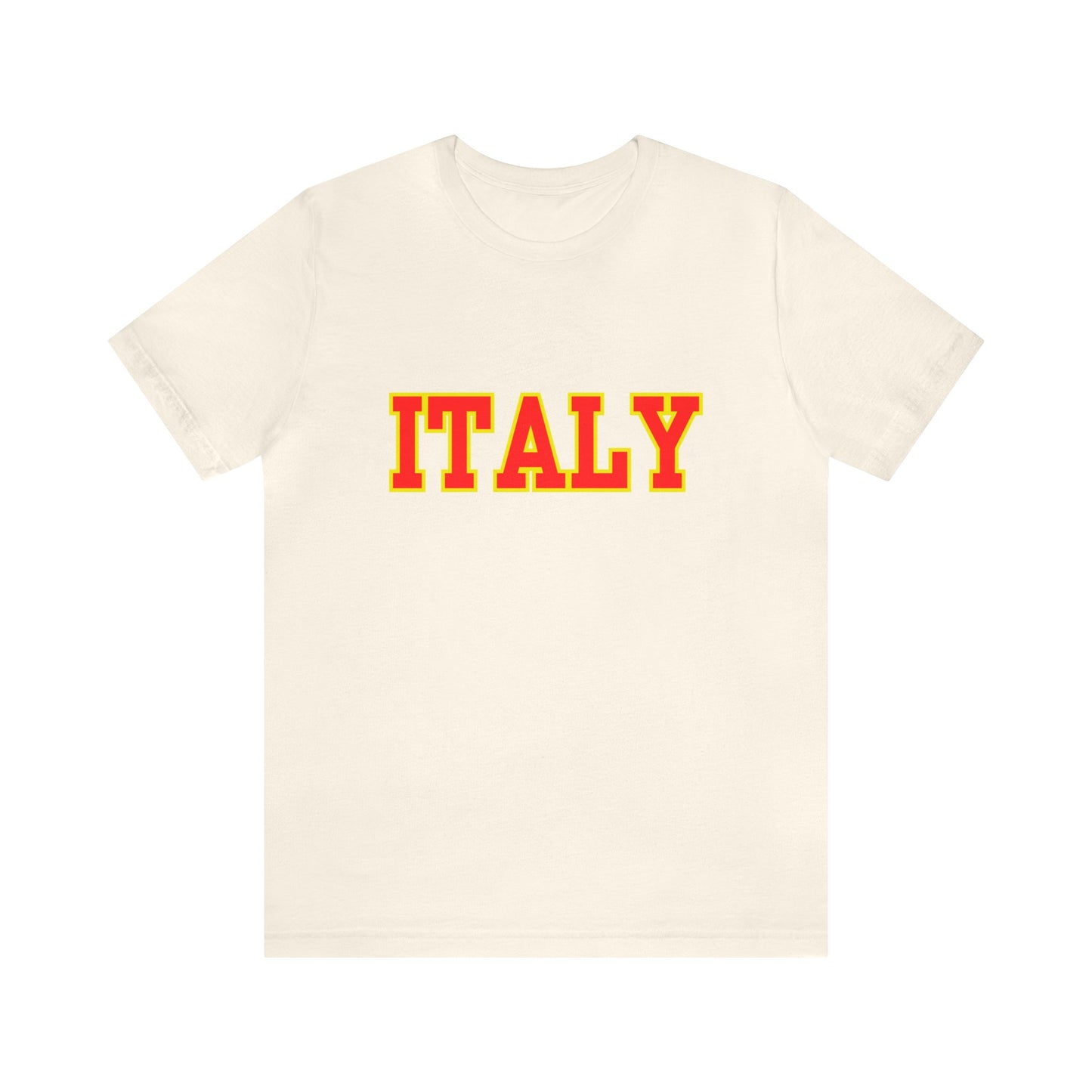 Italy Block Font- Unisex T-Shirt