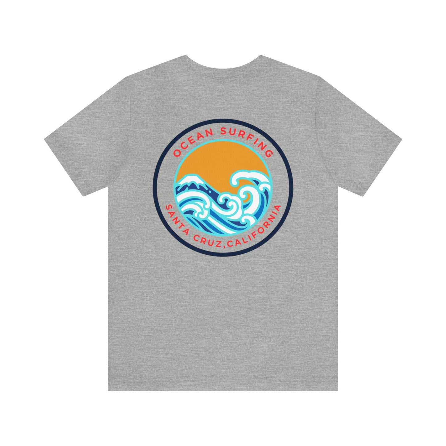 Santa Cruz Surfing- Unisex T-Shirt (back print)