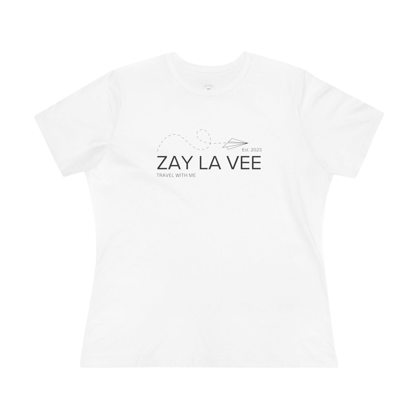 Zay La Vee Flat Logo Women's T-Shirt, view 5