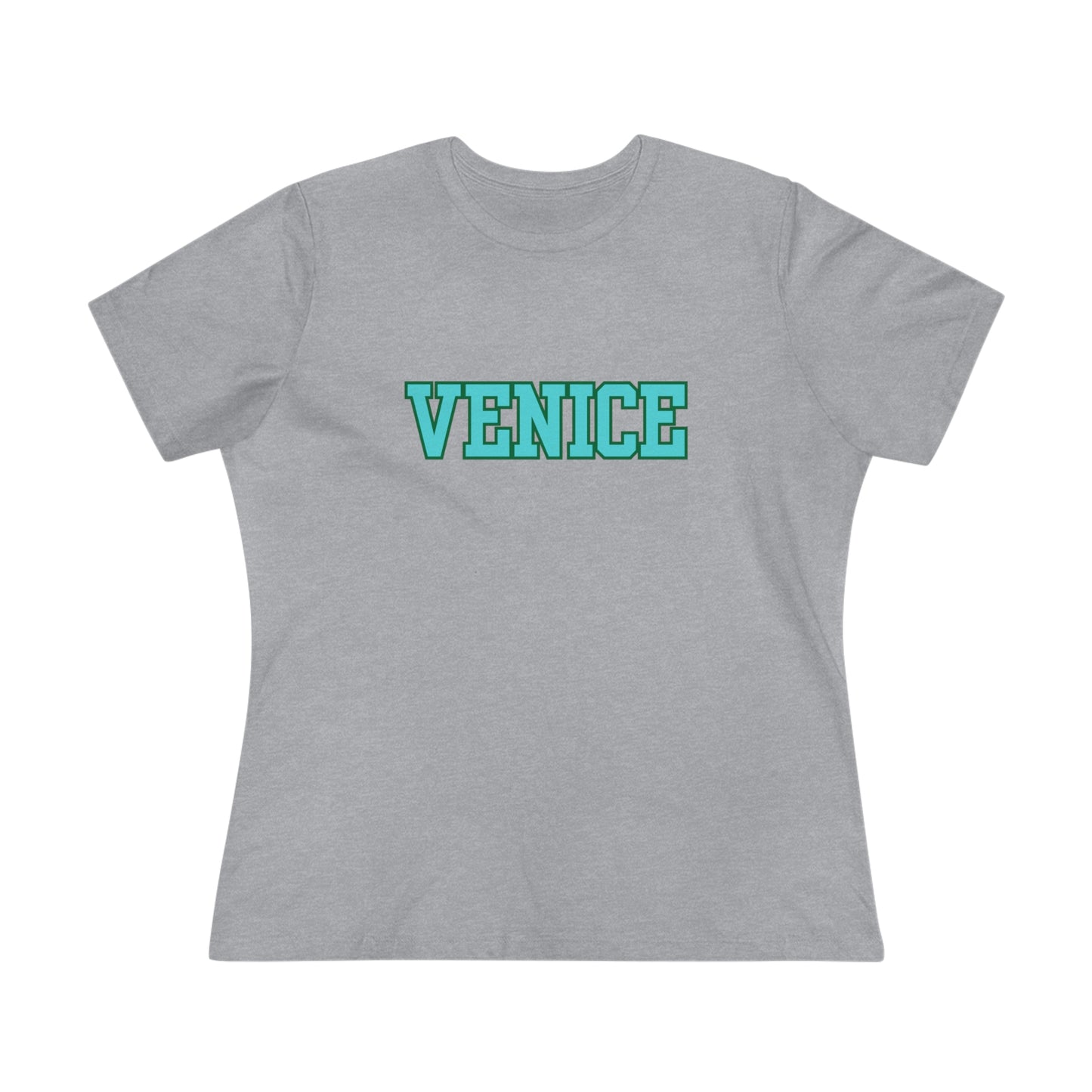 Italy Venice Block Font- Women's T-Shirt