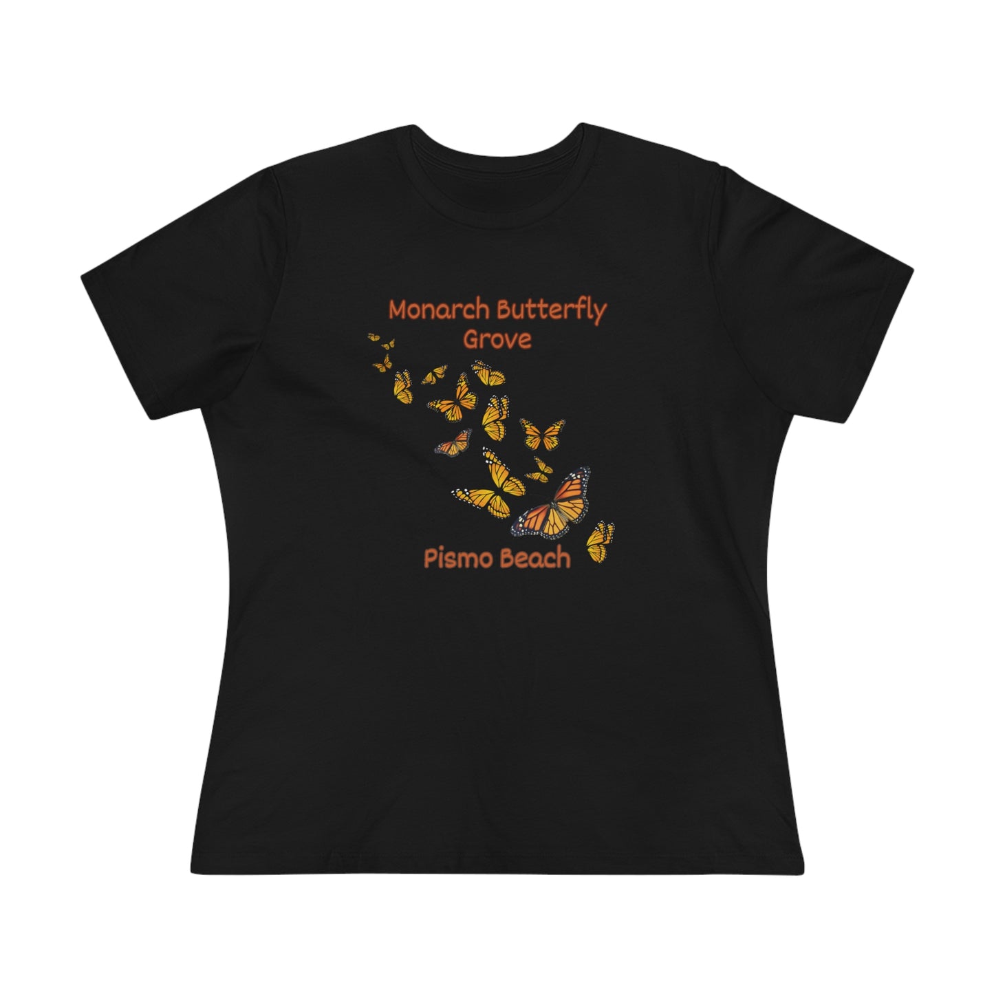 Pismo Beach Monarch Butterfly Grove- Women's T-Shirt