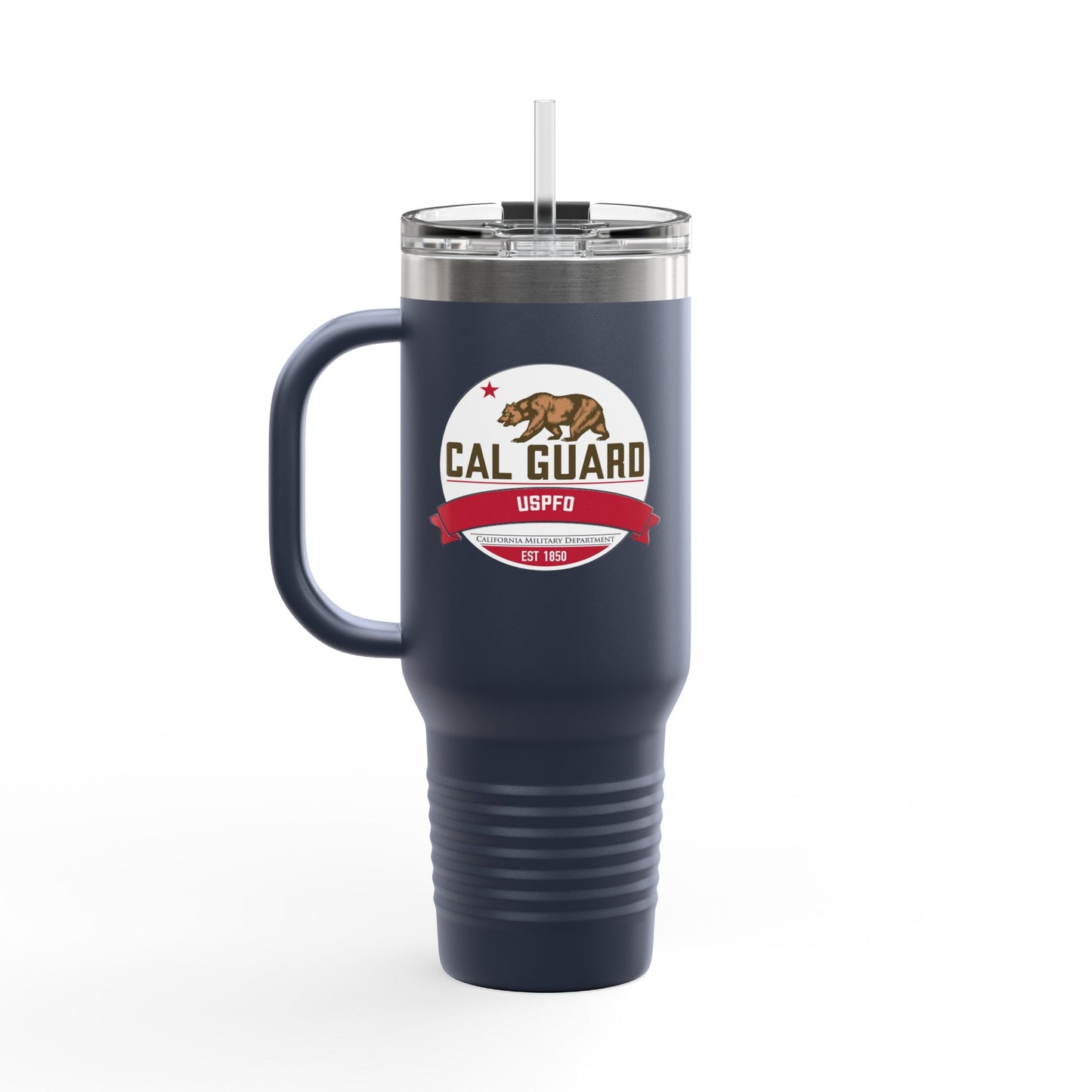 USPFO Official Logo Insulated Travel Mug - 40oz - Left Hand
