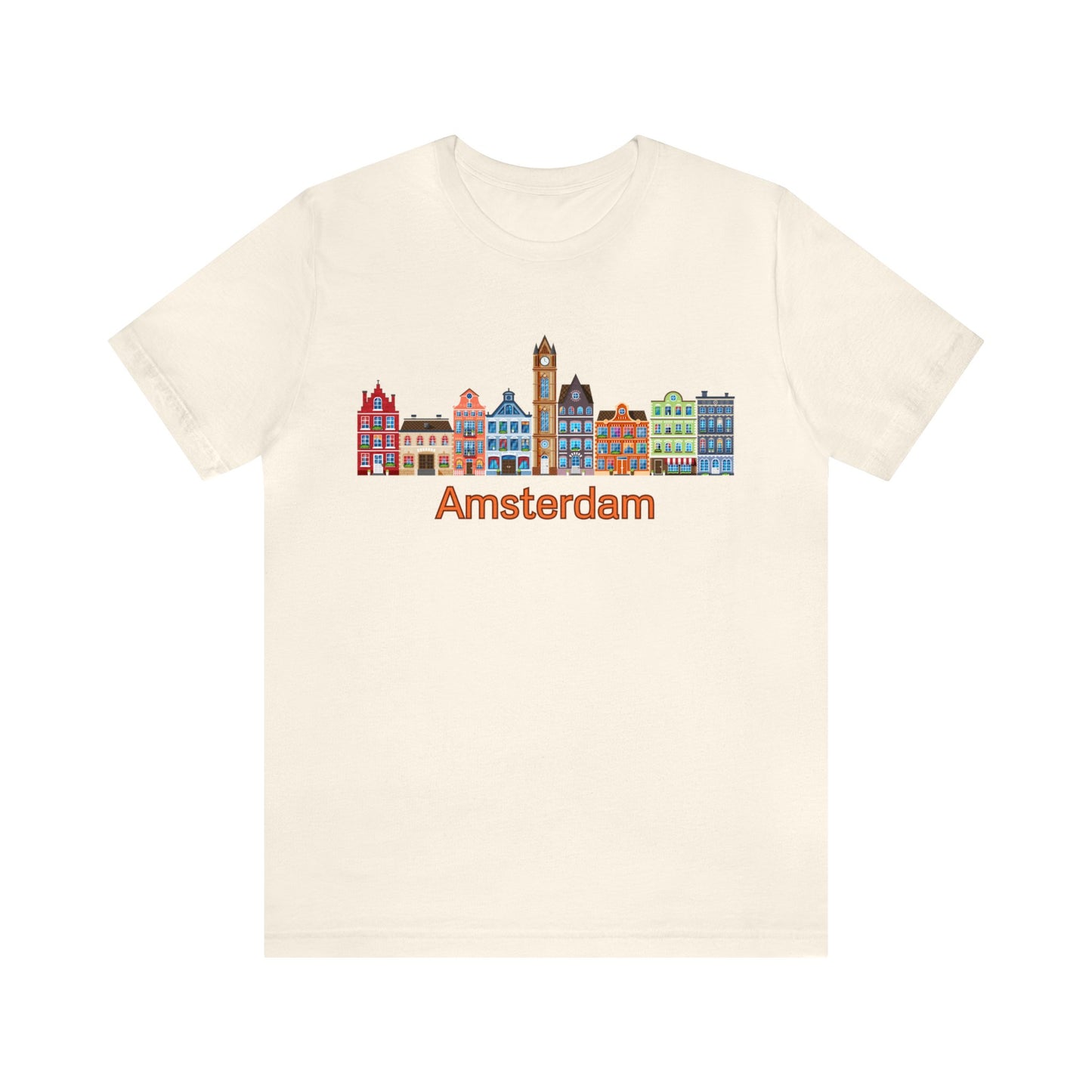 Amsterdam Canal Houses- Unisex T-Shirt