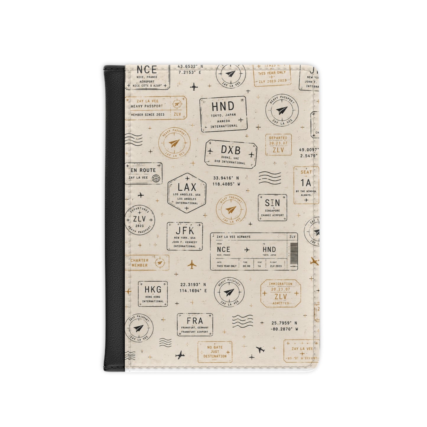 Adventure Awaits Passport Cover – Travel Wallet Protector