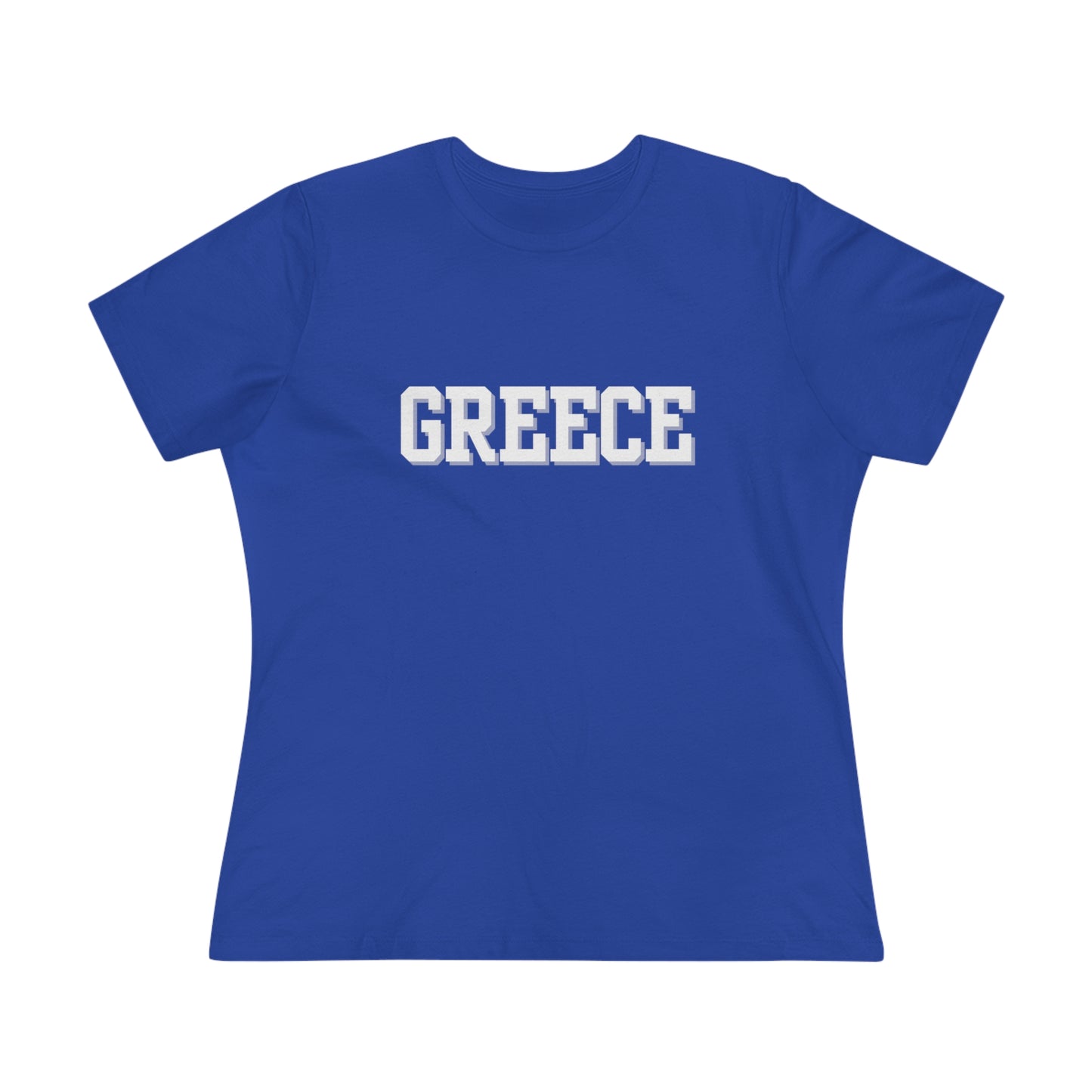 Greece Block Font- Women's T-Shirt