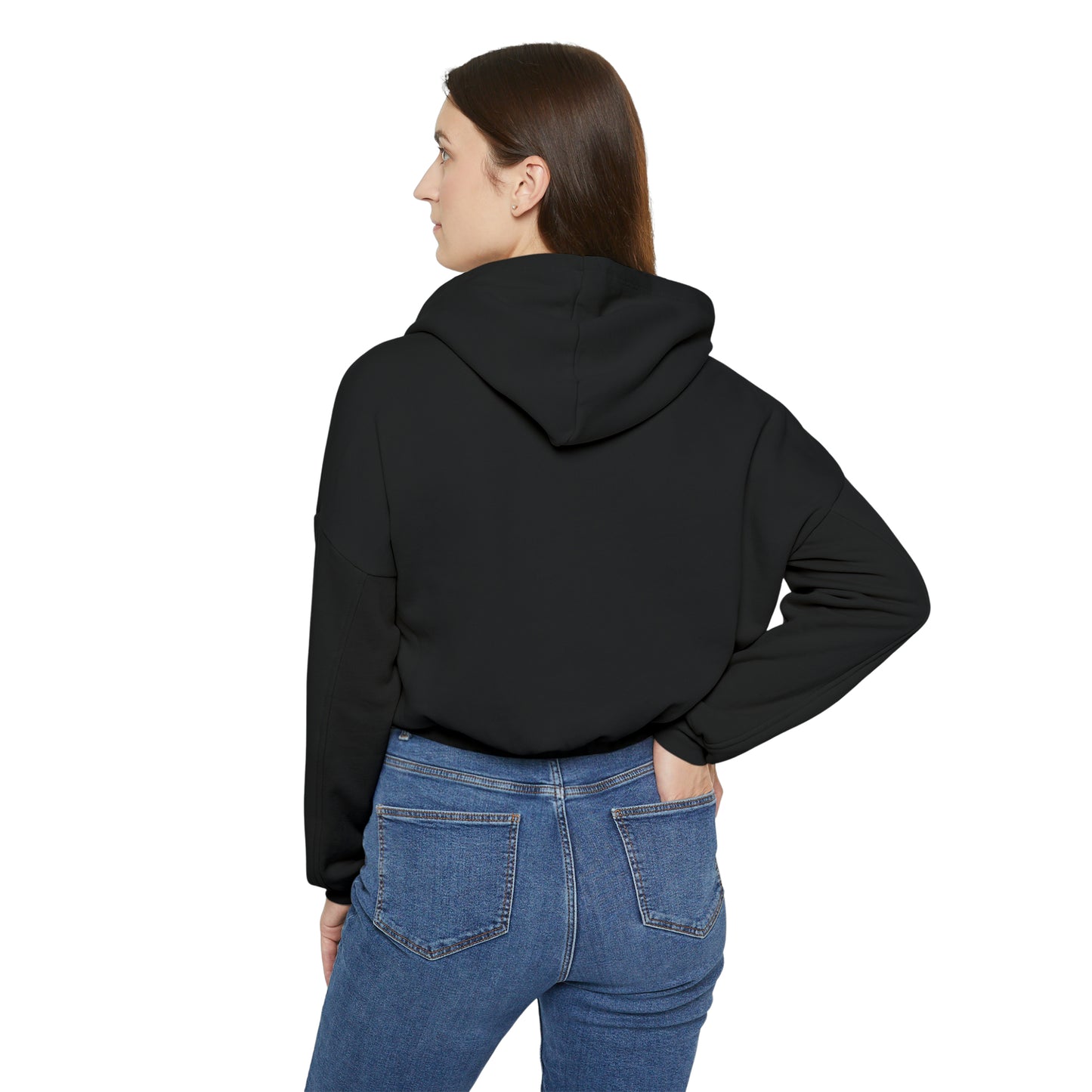 New York Iconic Symbols- Women's Cinched Hoodie