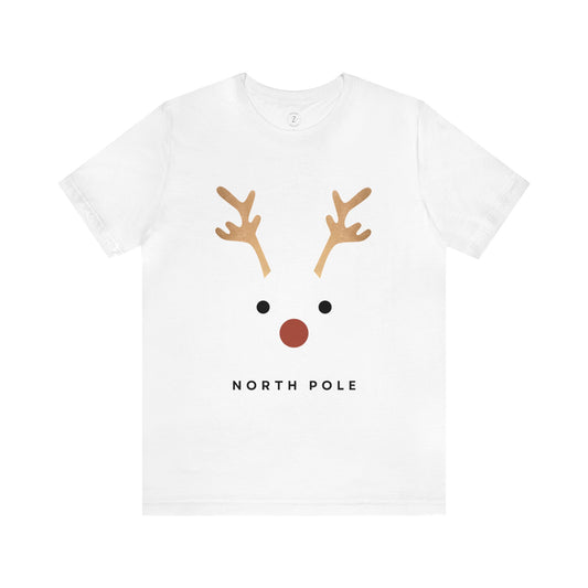 Rudolph North Pole- Unisex T-Shirt