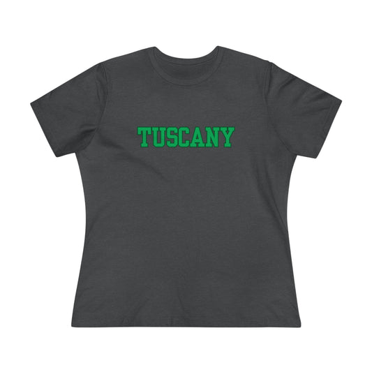 Italy Tuscany Block Font- Women's T-Shirt