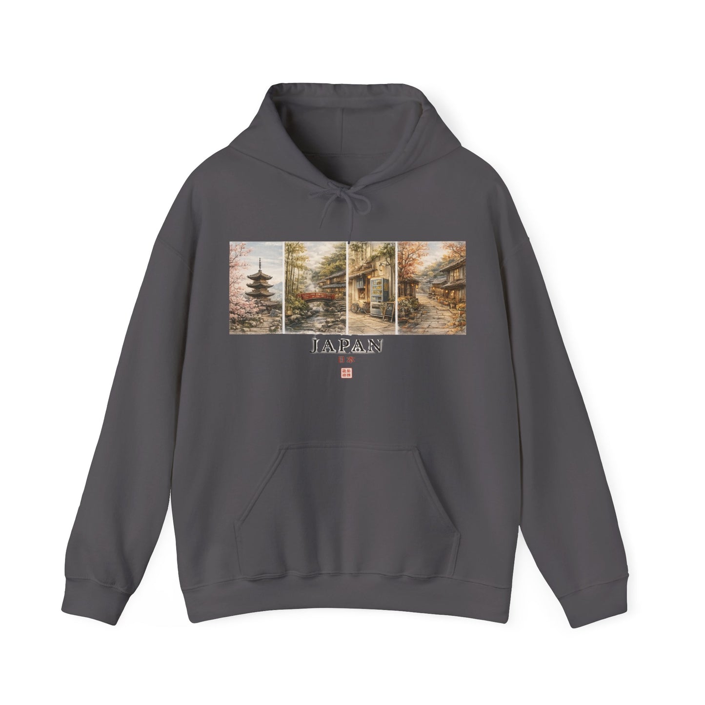 Japan Scenic Panel Hoodie