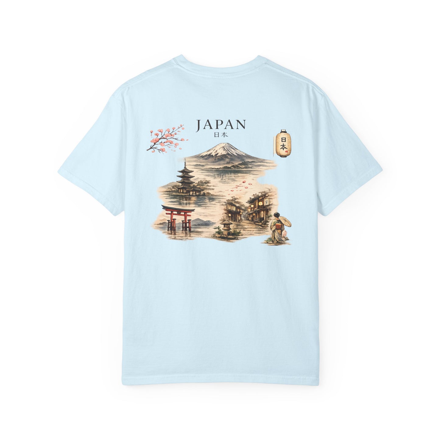 Mount Fuji & Sakura Travel T-Shirt