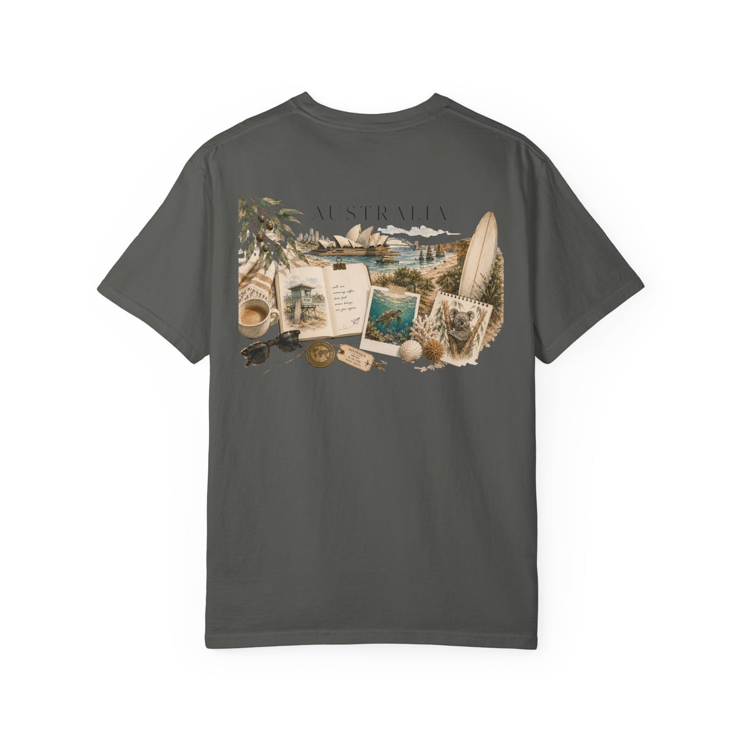 Australia Vintage Beach Collage T-Shirt