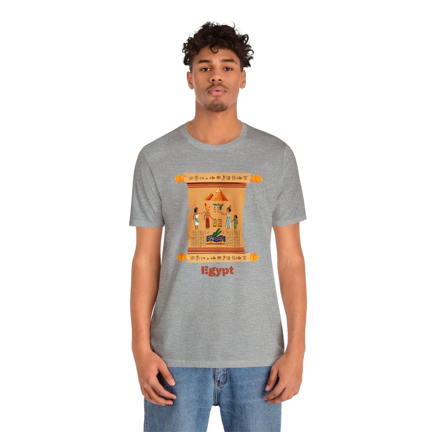 Egypt Papyrus-Short Sleeve T-Shirt