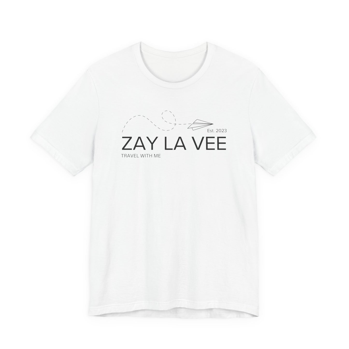 Zay La Vee Flat Logo T-Shirt, view 5
