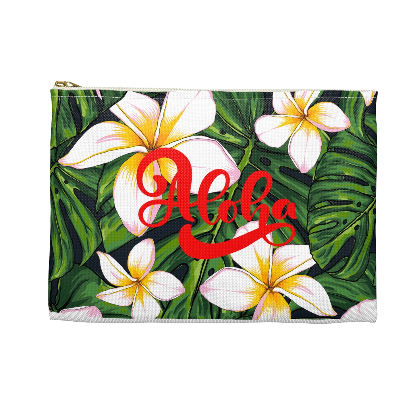 Hawaii- Aloha Plumeria- 8.35in. Travel Pouch